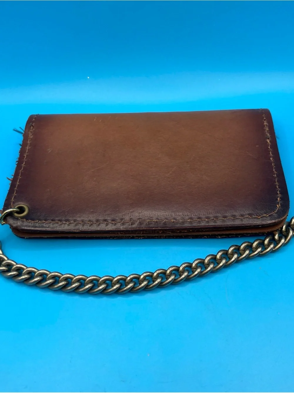the right to keep and bear arms Leather wallet With Chains